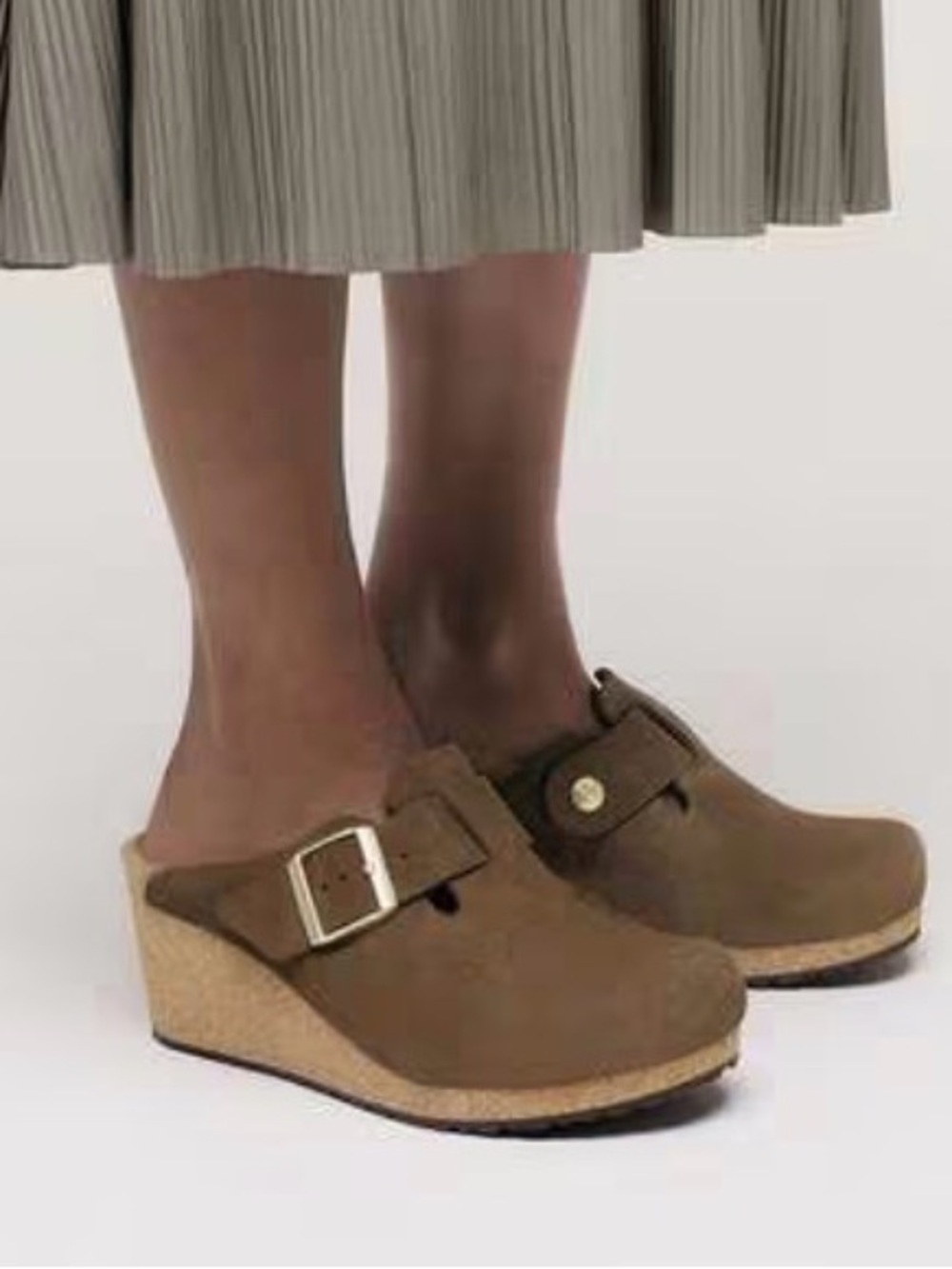 Birkenstocks’ Papillio Fanny Ring-Buckle -Dark Tea-Suede - NEW- size 40 & 39 a - Picture 3 of 15